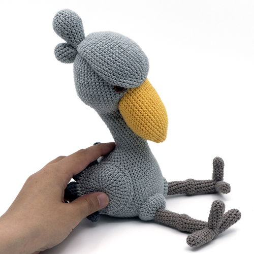 Amigurumi schoenbekooievaar