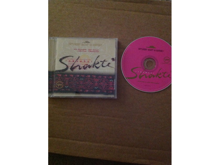 Shakti - Saturday Night In Bombay Verve Records Compact Disc
