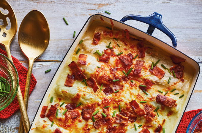 Endive and Bacon Gratin