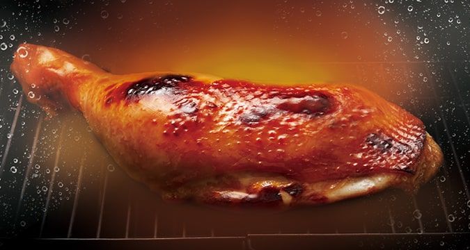 ヘルシオだけの「水で焼く」とは・・・