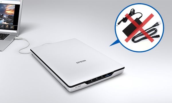 USBバスパワー駆動だから、PCに接続するだけで電源オン