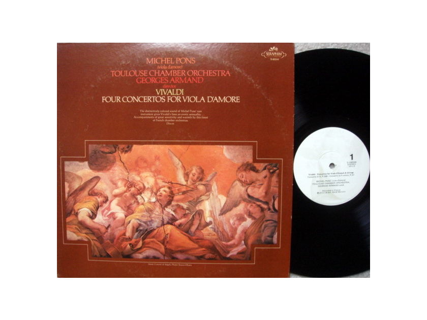 EMI Angel Seraphim / ARMAND-PONS, - Vivaldi Four Concertos for Viola D'Amore,  NM!