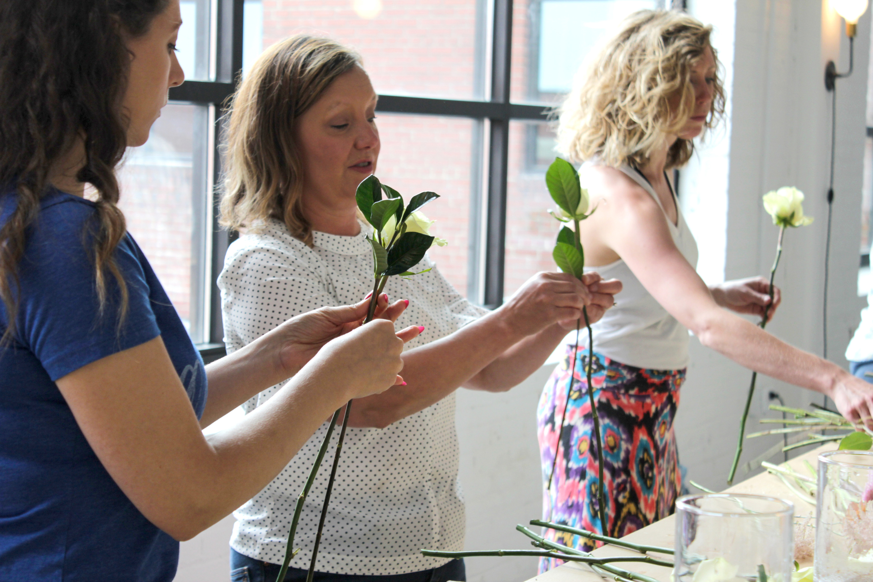 Private floral class at Spruce