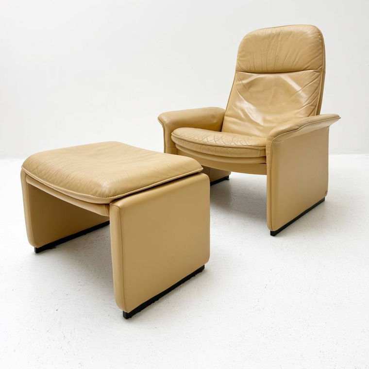1 x DS 50 Relax Sessel mit Hocker von De Sede