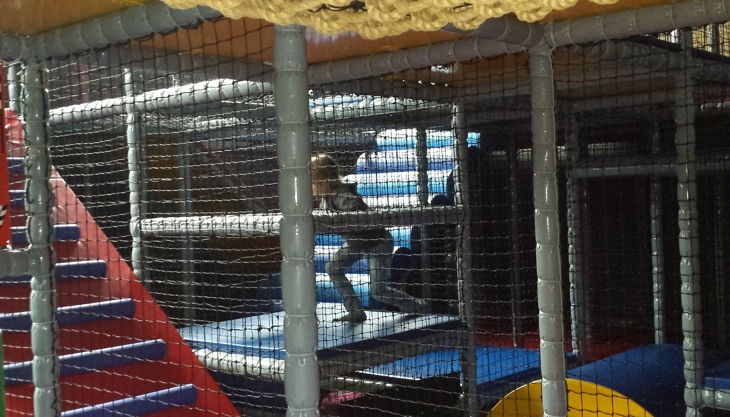 scharmützelbob der kletterparcour innen