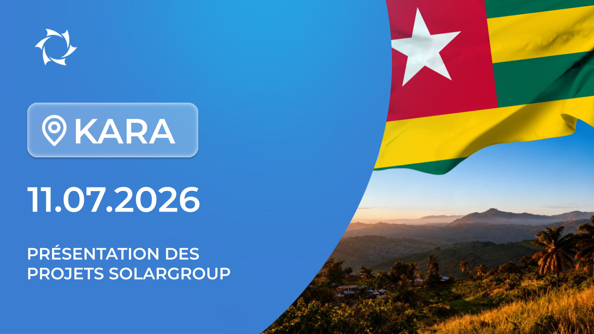 Présentation spéciale des projets SOLARGROUP à Kara (Togo)