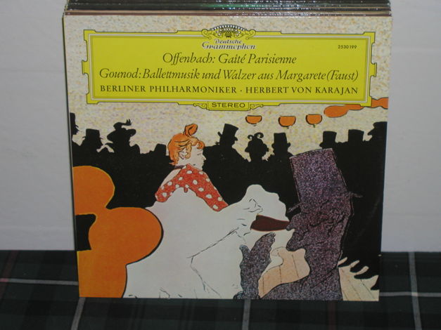 Von Karajan/BPO - Offenbach/Gounod DG German Import  LP
