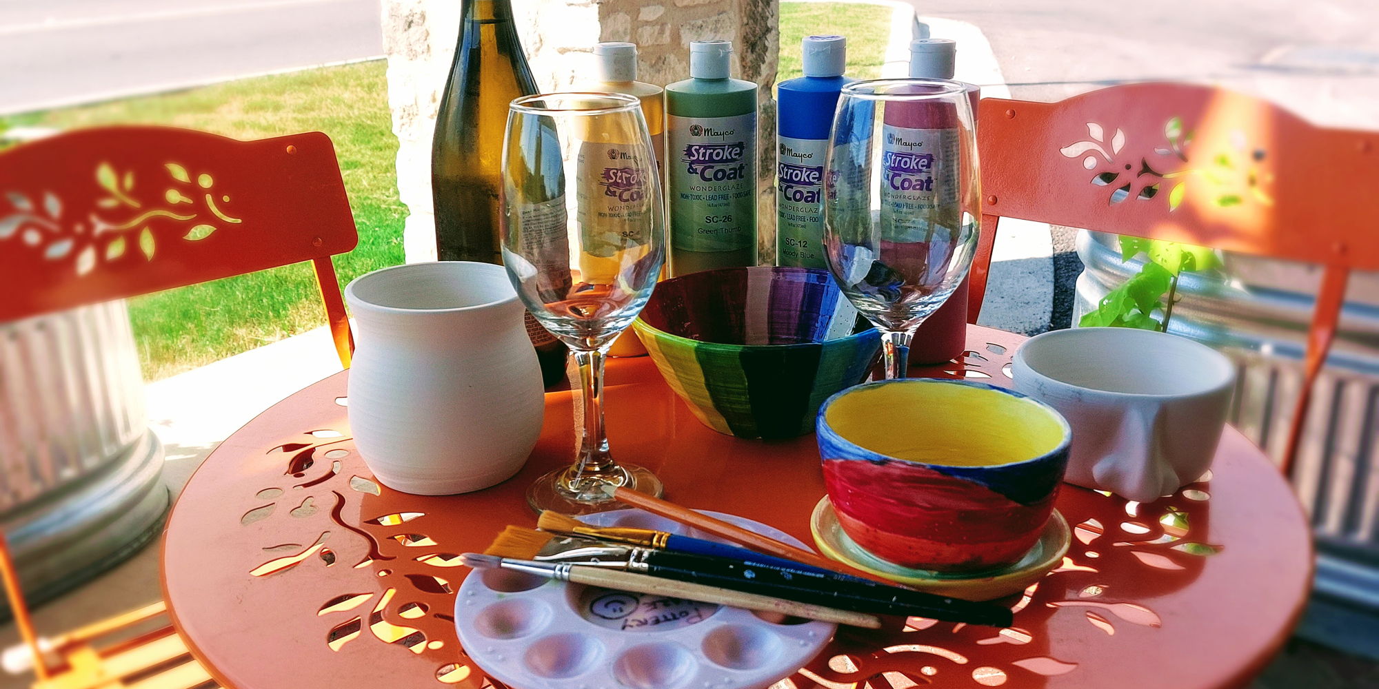 Pottery Painting on the Patio promotional image