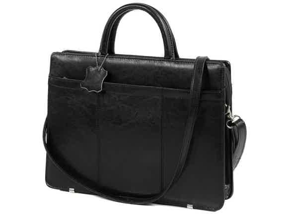 Damen-Leder-Aktentasche-Lehrertasche-Bürotasche-CAMPANA