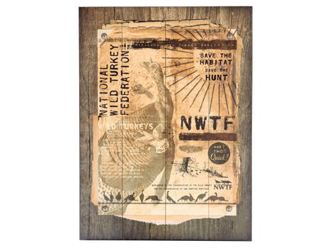 NWTF Vintage Wood Sign