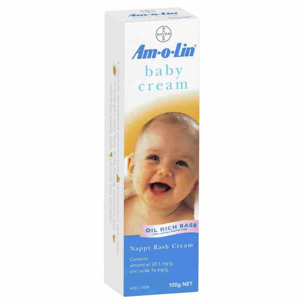 Amolin Nappy Rash Baby Cream 100g - Image 2