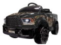 Children's 12V Mud Truck Black with Realtree Camo Decals