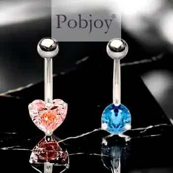 Shop coloured lab diamond belly bars - Pobjoy Diamonds