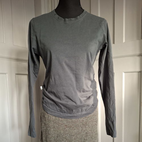 CARROL, a straight skirt in stocking st - in Shetland wool