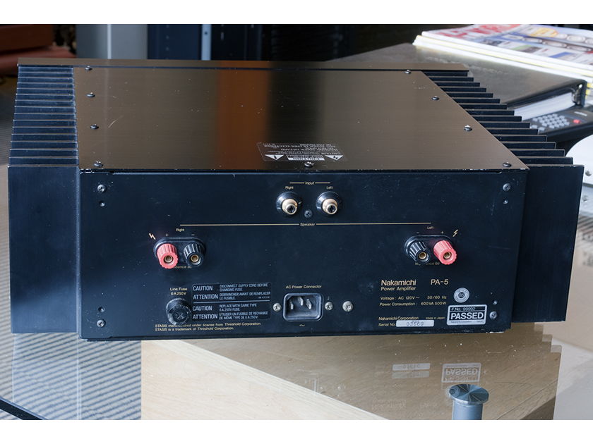 Nakamichi PA-5 Power amplifier; 100w x 2