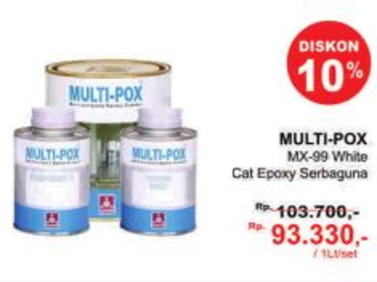 Promo Harga  Propan MULTI POX MX 99 White Cat  Epoxy  1  lt 