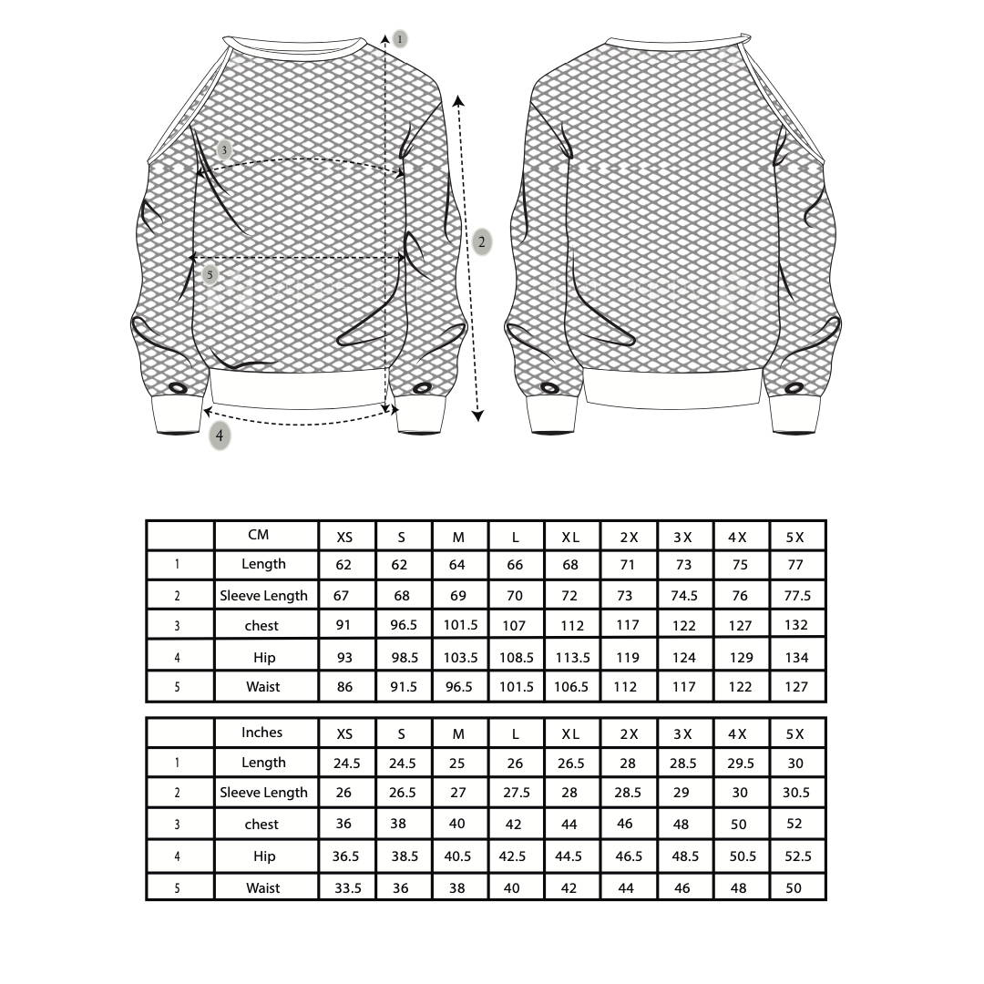 Play Out Apparel Sugar shirt long sleeve mesh shirt sizing chart available in XS-5X
