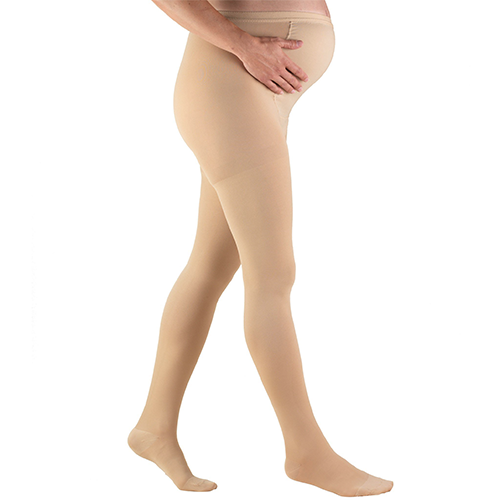 Medical Maternity Pantyhose in Beige