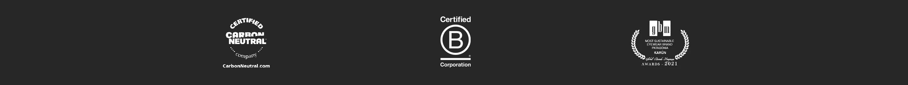 Karun is Carbon Neutral, a B Certified Corporation and won the Most Sustainable eyewear brand patagonia award 2021