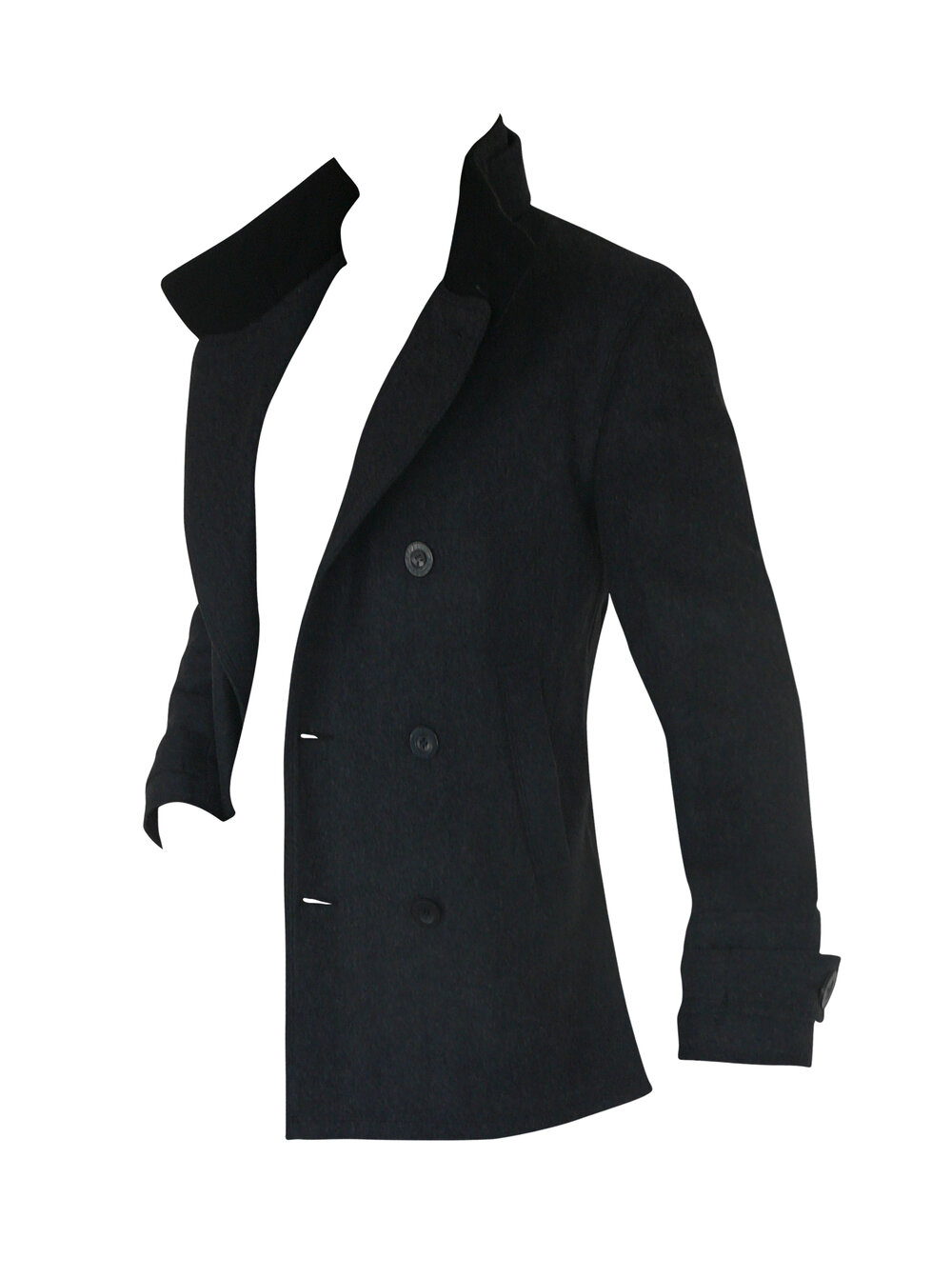 BARCELONA - Black LEATHER and WOOL - Image 4