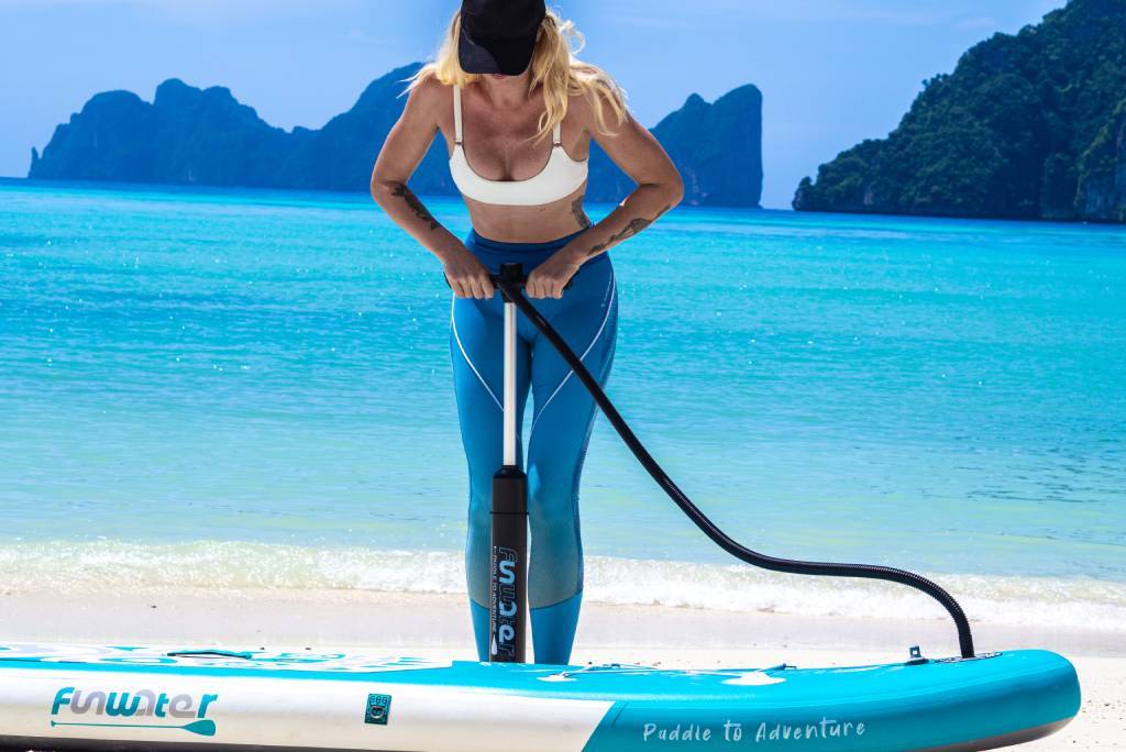 Check your inflatable stand up paddle board is full inflated