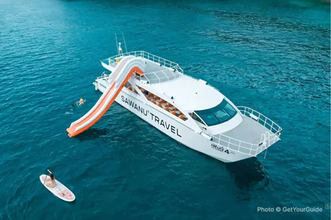 Upgraded Catamaran Day Cruise to Phi Phi, Maya Bay & Khai Island