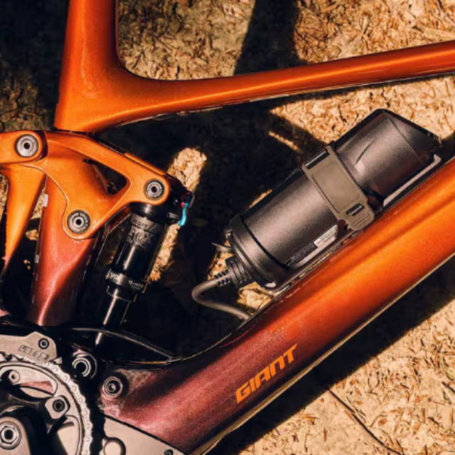 An E-Bike motor and battery