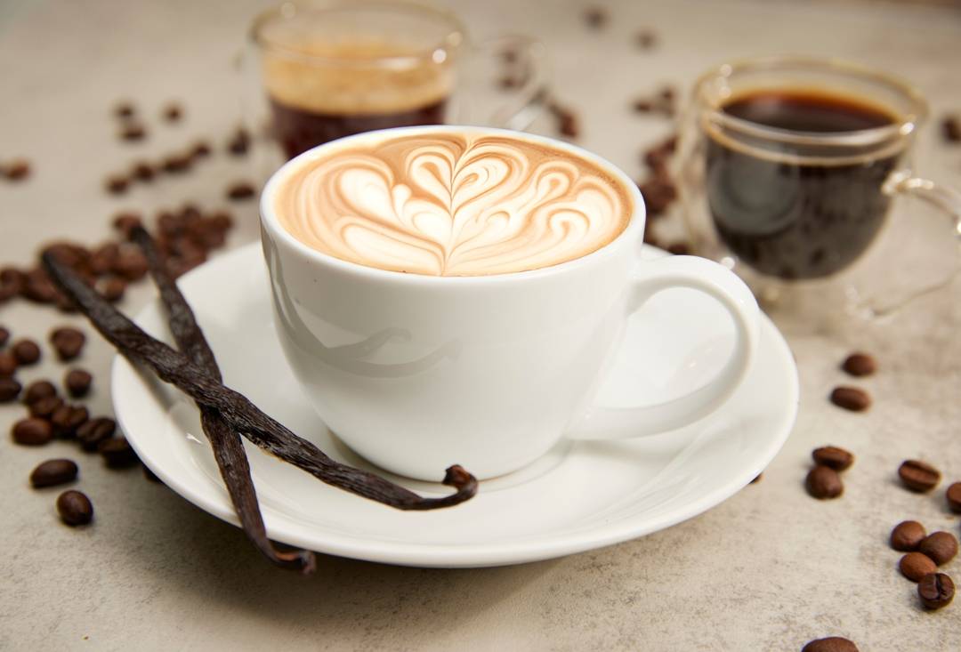 lattes made with camel milk