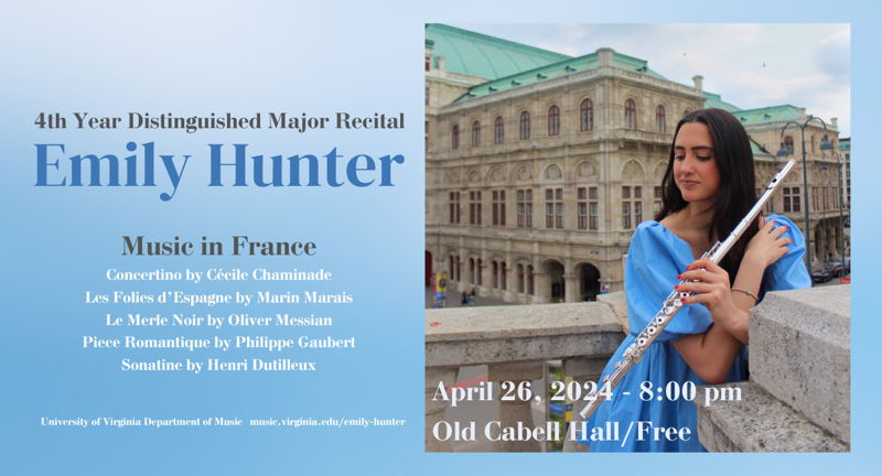 Emily Hunter, Distinguished Major Flute Recital