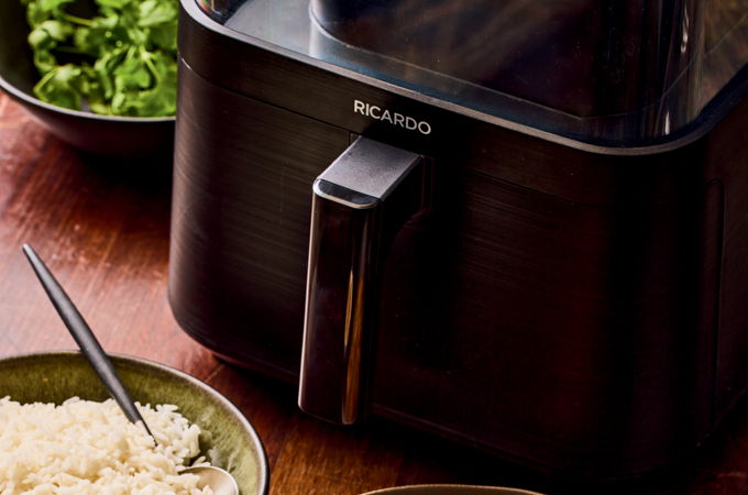 Tofu satay à la friteuse à air chaud (<i>air fryer</i>)