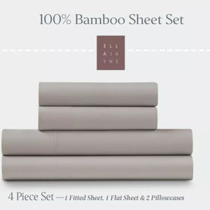 Ella Jayne Deep-Pocket 4-piece Sheet Set in Taupe