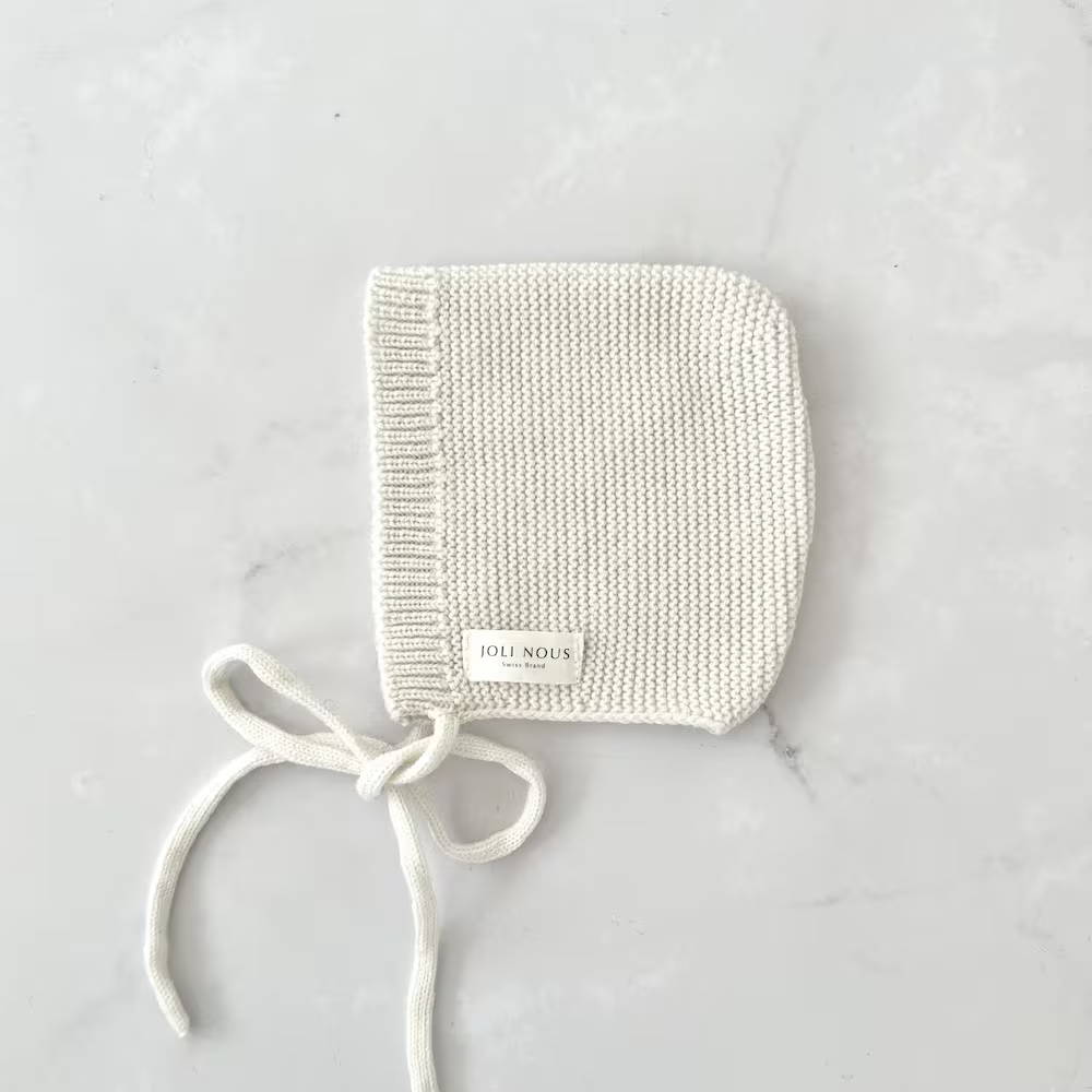 Poncho de bain enfant en coton bio certifié GOTS avec capuche, tissu éponge doux et absorbant rose beige