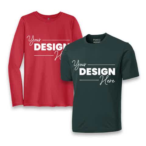 performance custom t-shirts with your logo or design