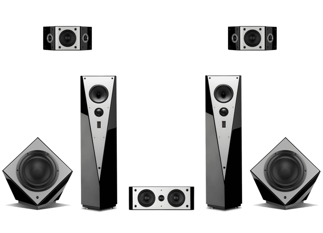 HiVi / Swans Speaker Systems T900B Home Theater (Subwoo...