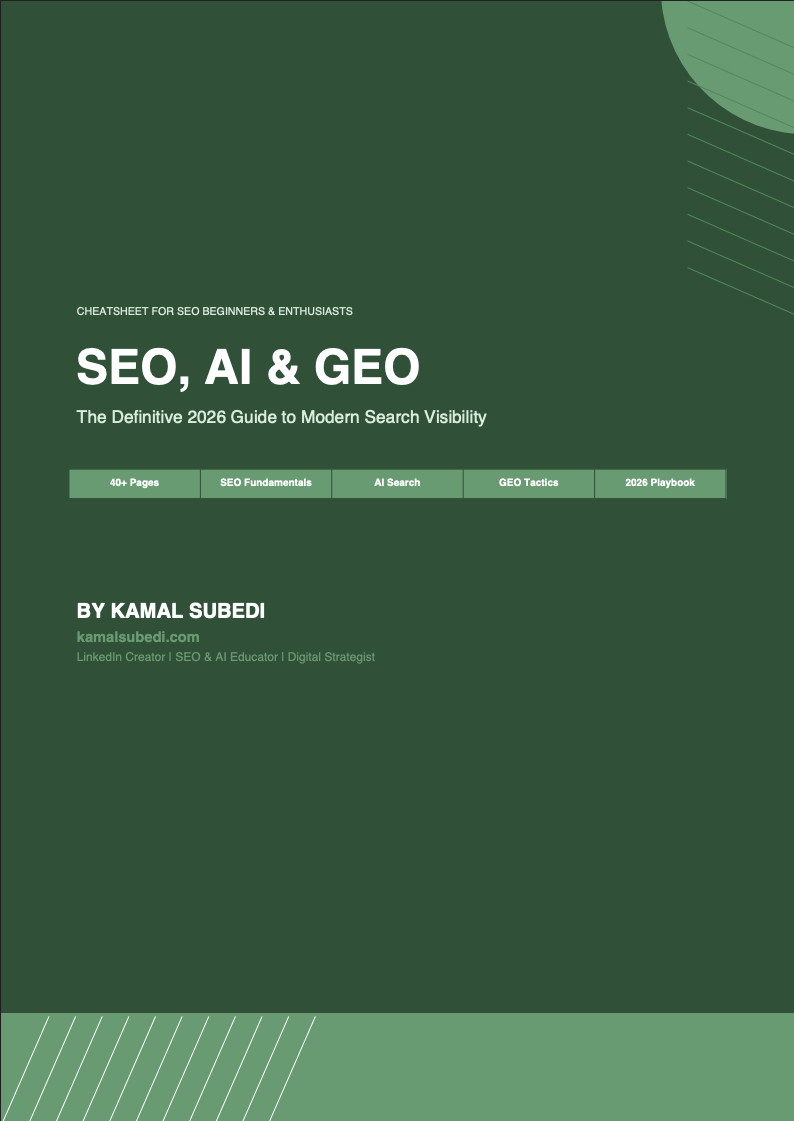 SEO eBook by Kamal Subedi