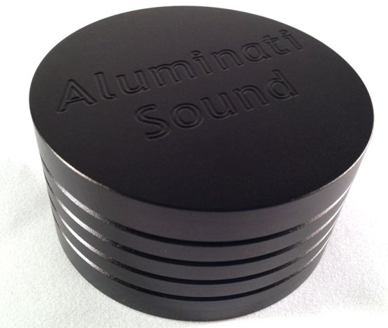 Aluminati Sound Aluminum Record Weight  In Frost Black ...