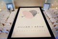 guest book table display with seating cards