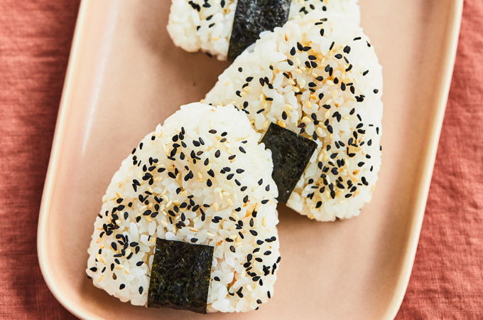Salmon and Avocado Onigiri