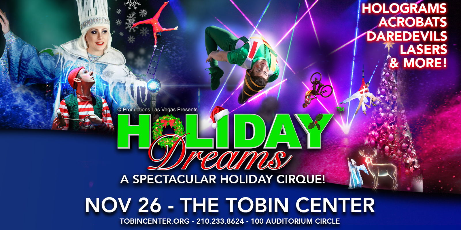 Holiday Dreams, A Spectacular Holiday Cirque promotional image