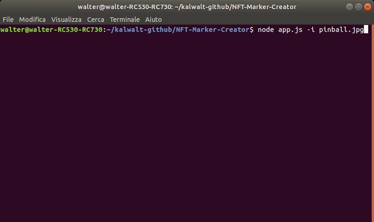 NFT-Marker-Creator with the node app