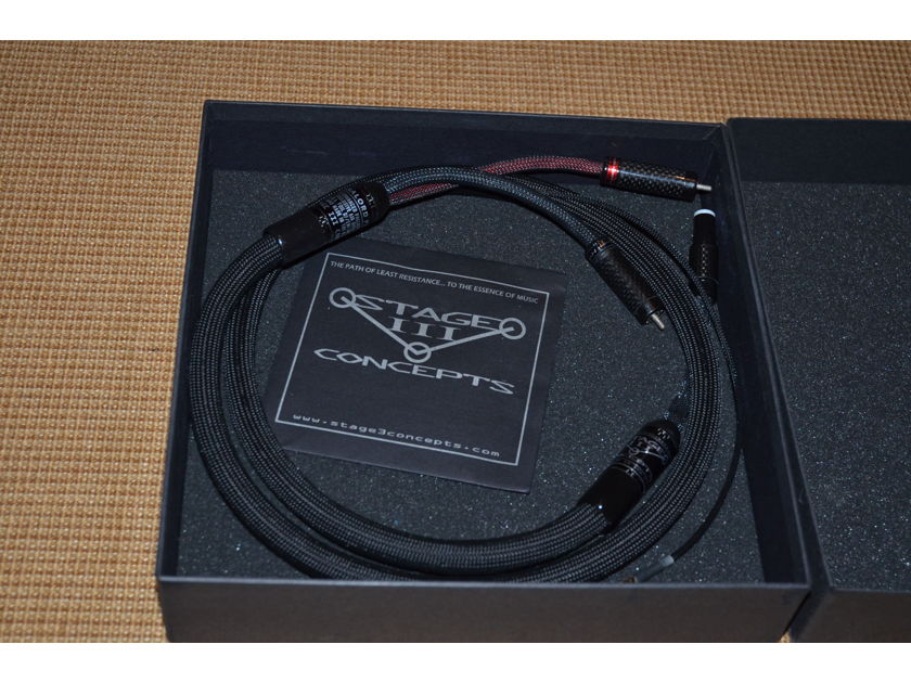 Stage III  Analord Prime 1.5 M Phono Cable DIN to RCA