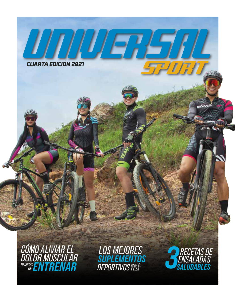 Portada revista universal sport cuarta edición 2021
