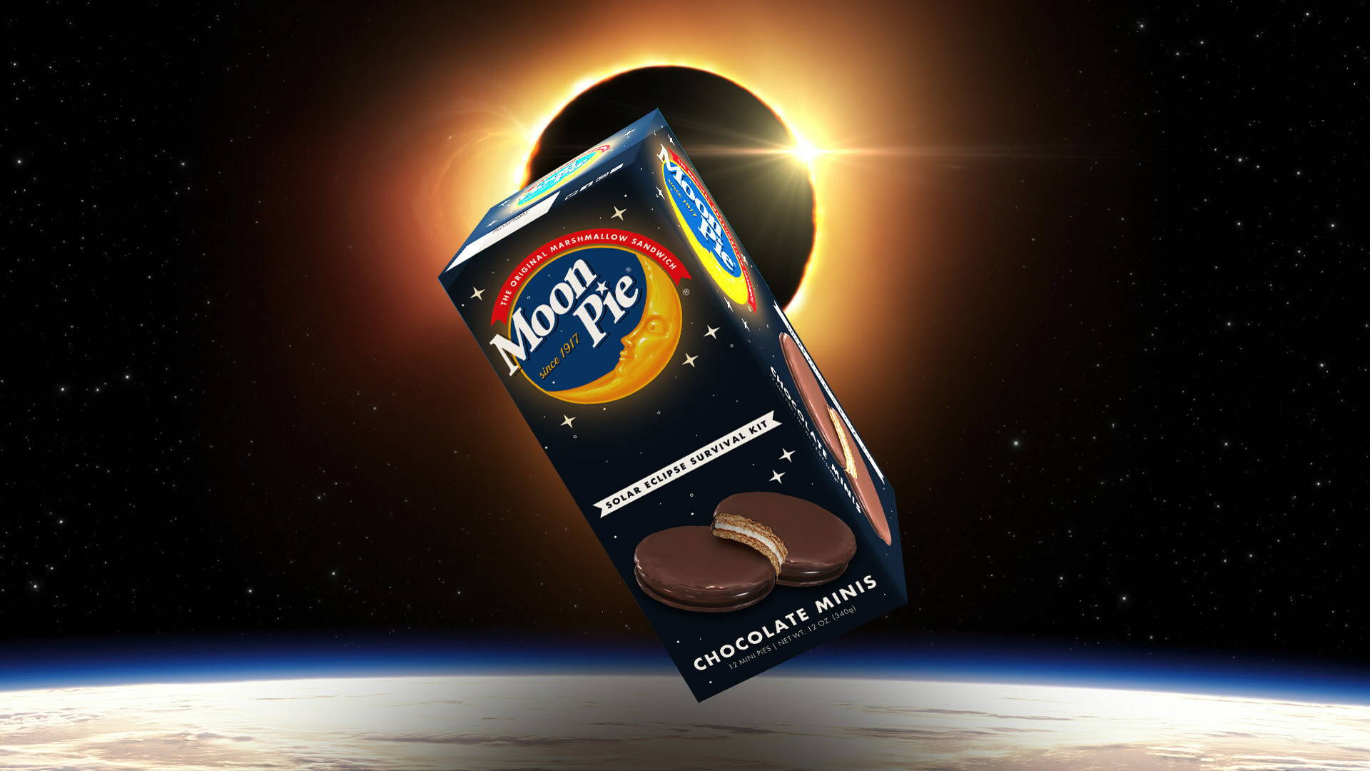 Featured image for MoonPie Announces 'Solar Eclipse Survival Kits'