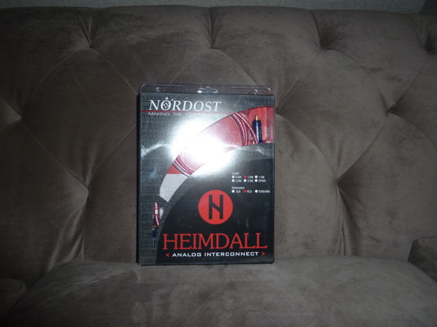Nordost Heimdall series 1 rca 1m pair new in box free s...