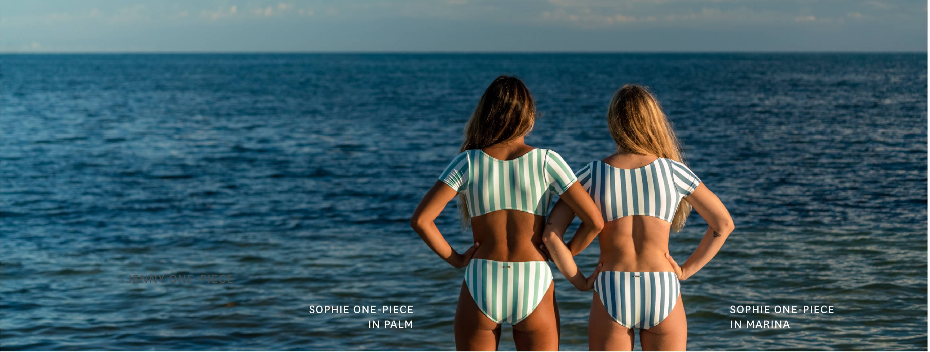 Get the Sophie One-Piece in our Airlie (Palm) print!