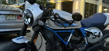 2019 DUCATI SCRAMBLER CAFE RACER motorcycle for rent near Bayonne, NJ