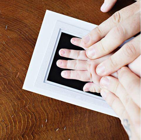 Newborn Baby Souvenir Hand Print Footprint