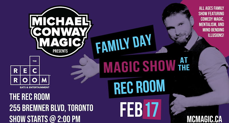 Family Day Magic Show with Michael Co... | Feb 17 | NEXT Magazine