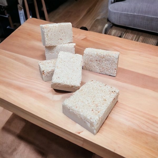 x6 Exfoliating Pure Coconut Oil Soaps - Infused with Himalayan Salt