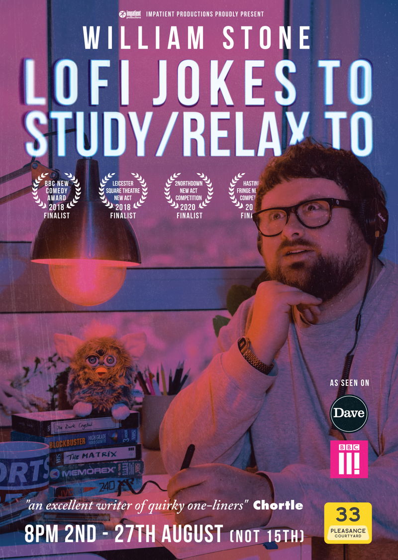 The poster for William Stone: Lofi Jokes to Study/Relax to
